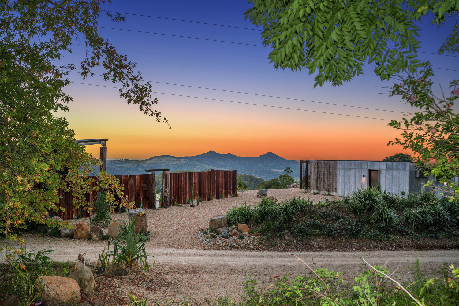 Byron Luxury Hinterland Accommodation sunrise