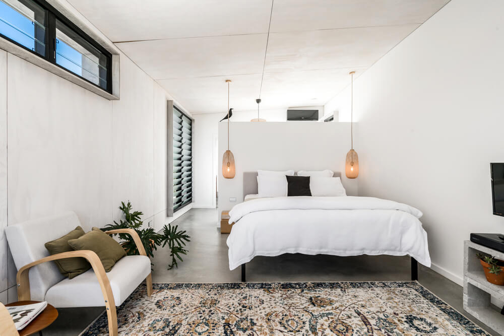 Byron Boutique Hinterland Accommodation Byron Boutique Hinterland Accommodation bed view